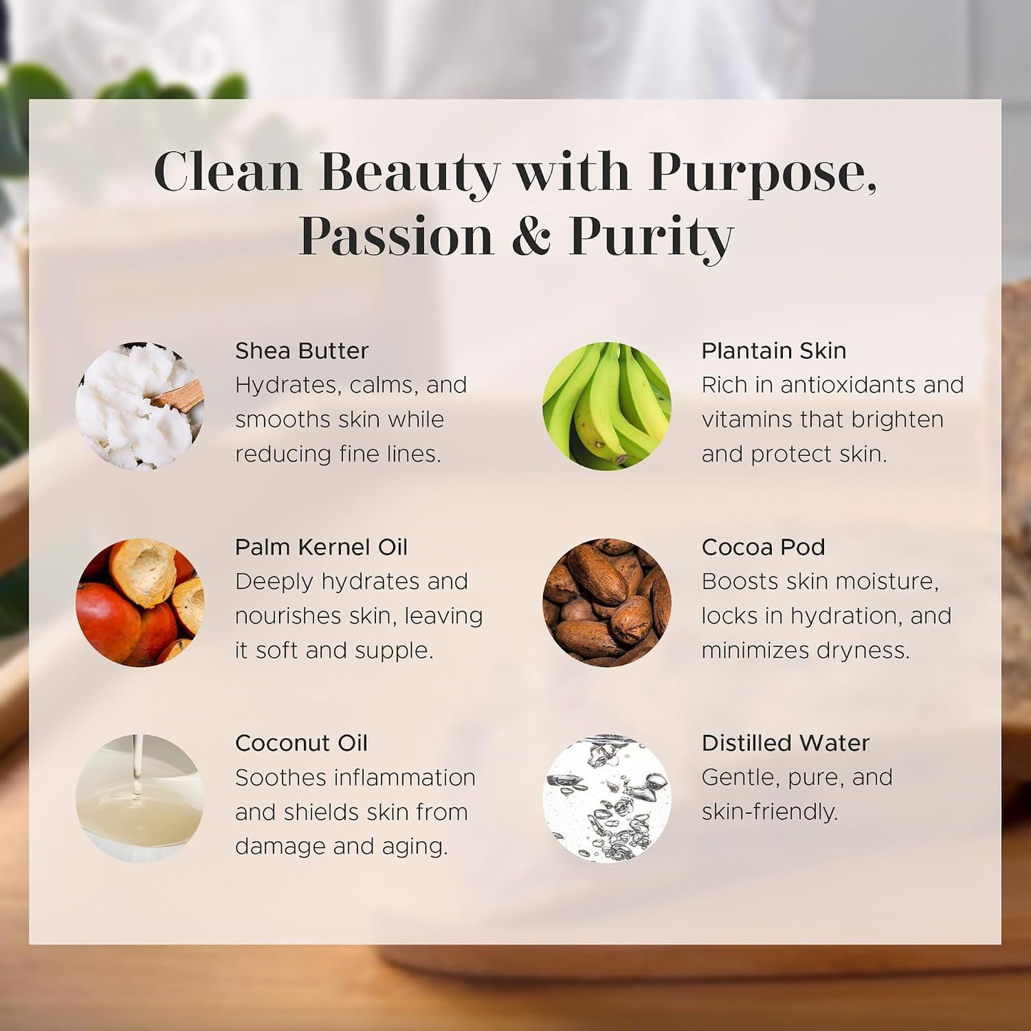 Pure African Black Soap Bar